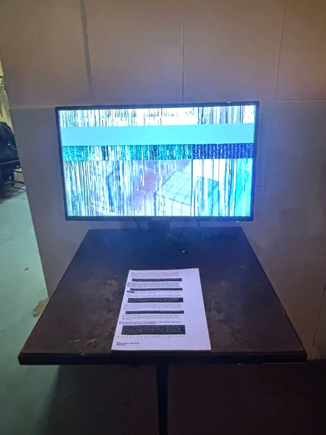 oscillations exhibition at Avalon Café, London, January 2026